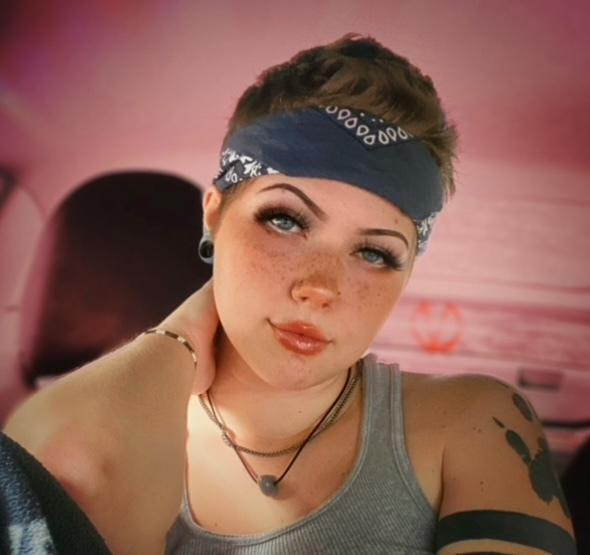Blue profile image